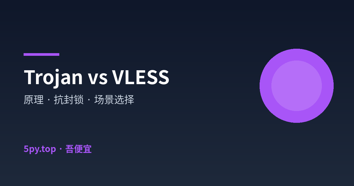 Trojan vs VLESS 对比